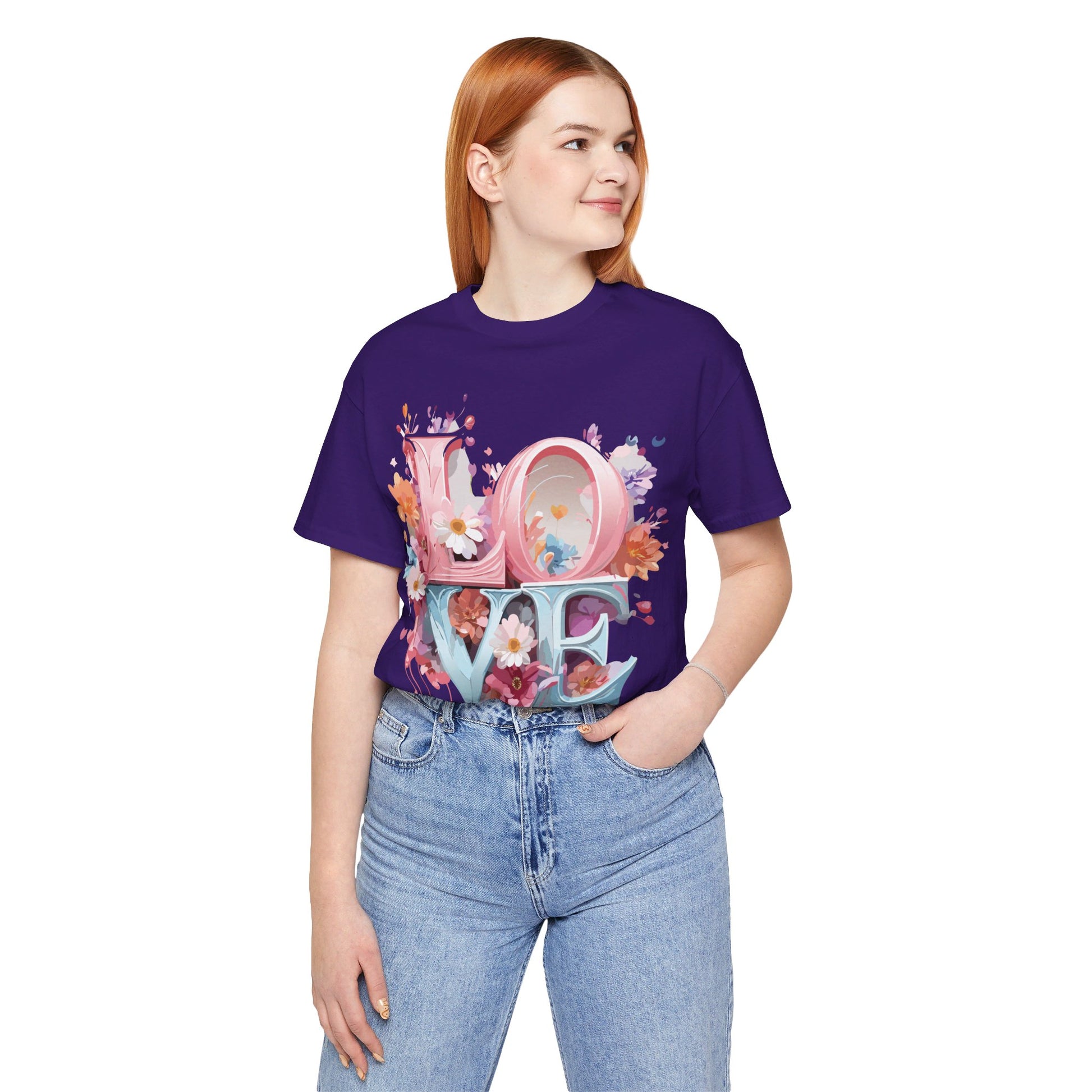 Natural Cotton Tee Shirt - Love Story Collection Printify