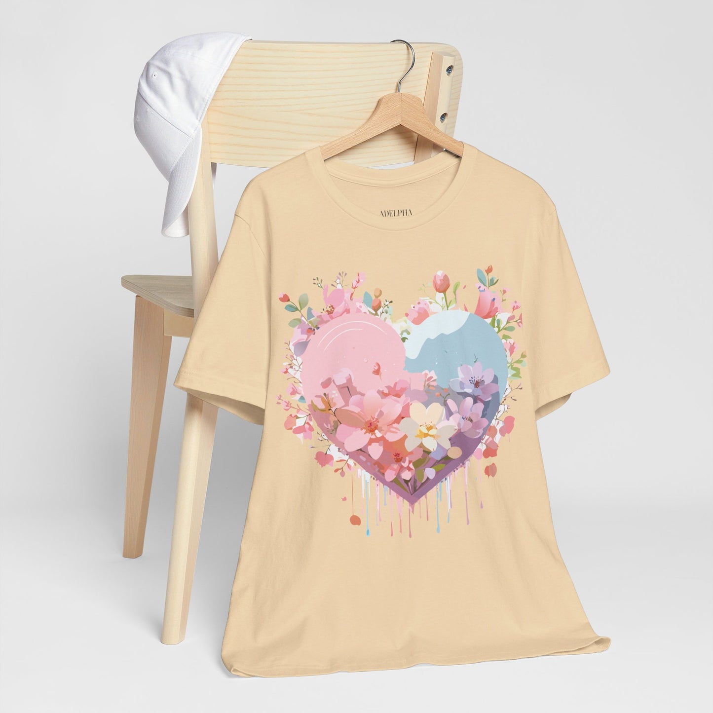 Natural Cotton Tee Shirt - Love story Collection Printify