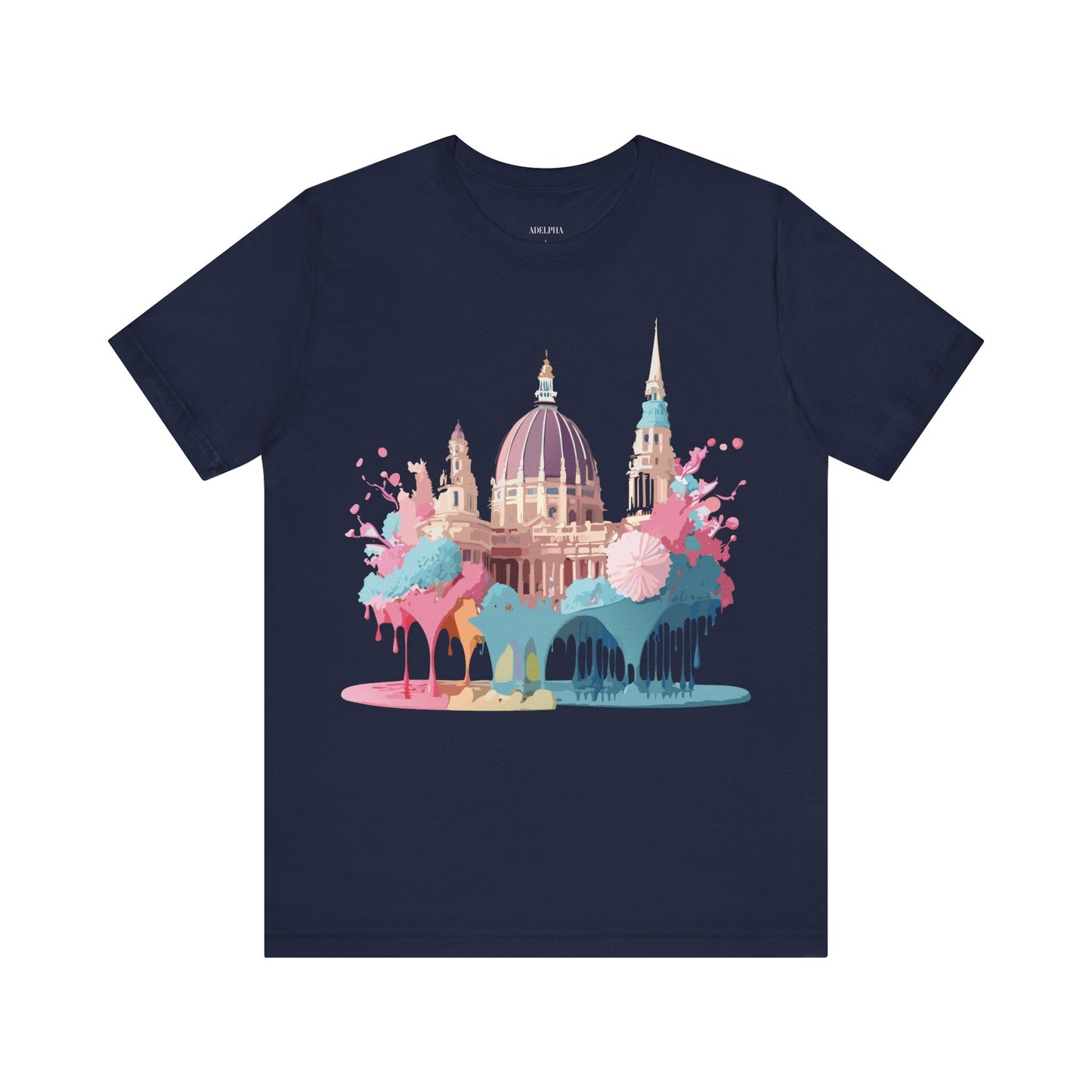 Natural Cotton Tee Shirt - Beautiful Places Collection - Vienna Printify