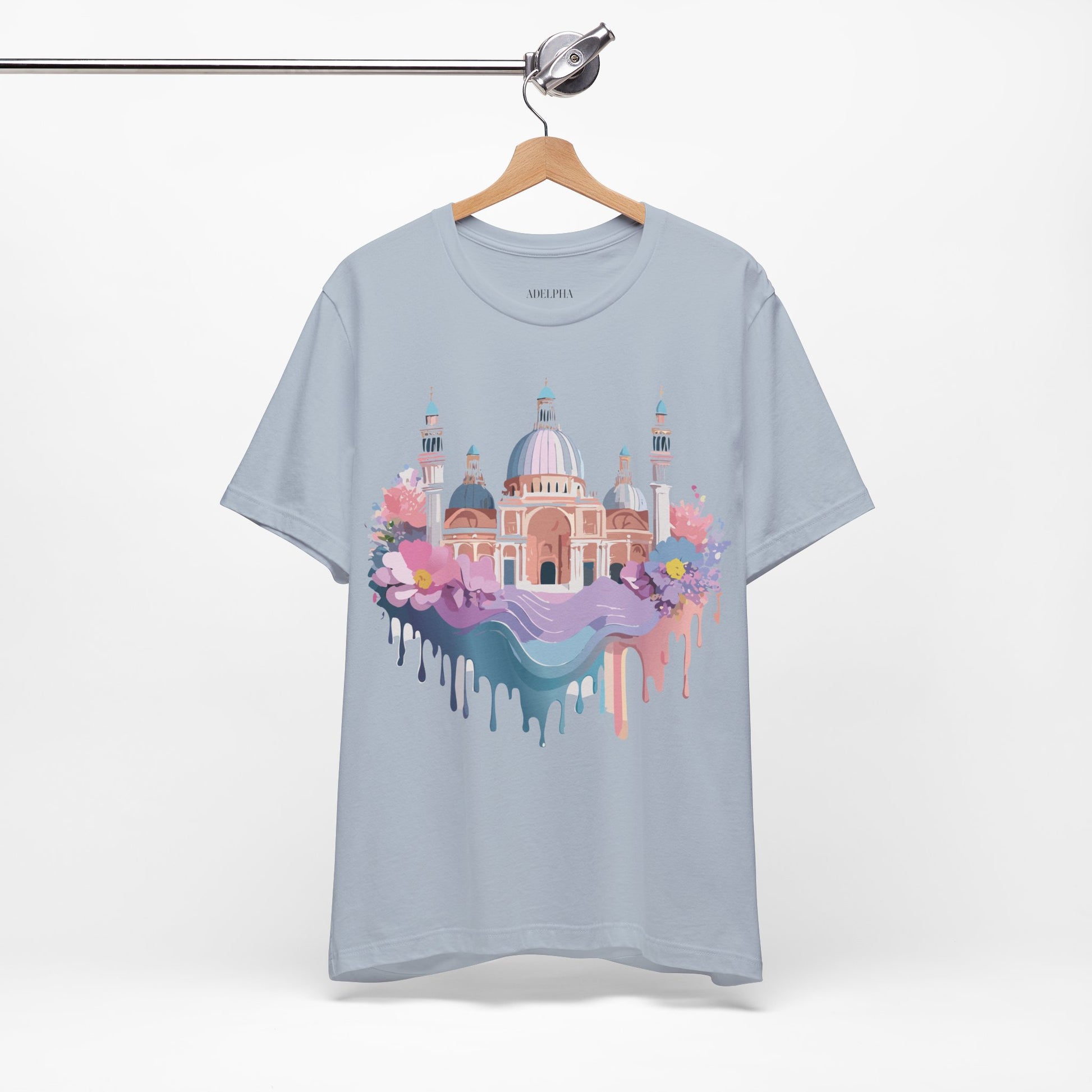 Natural Cotton Tee Shirt - Beautiful Places Collection - Venice Printify