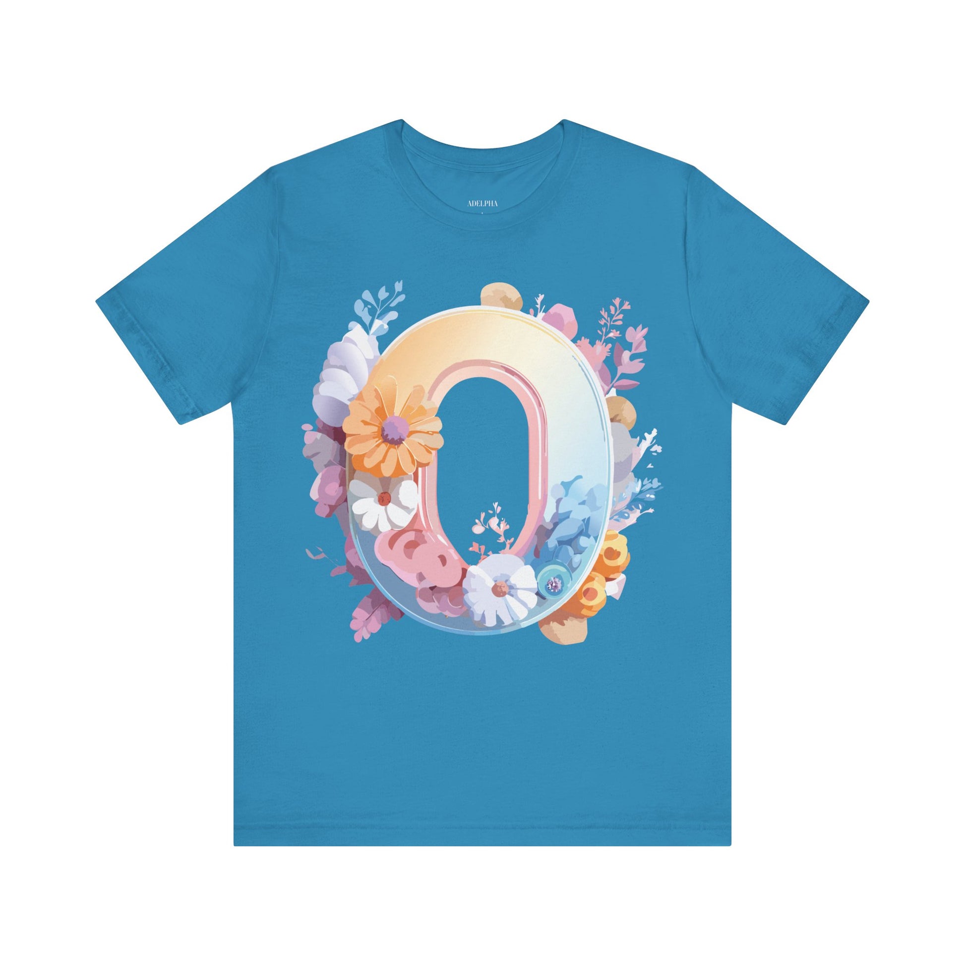 Natural Cotton Tee Shirt - Letters Collection - O Printify