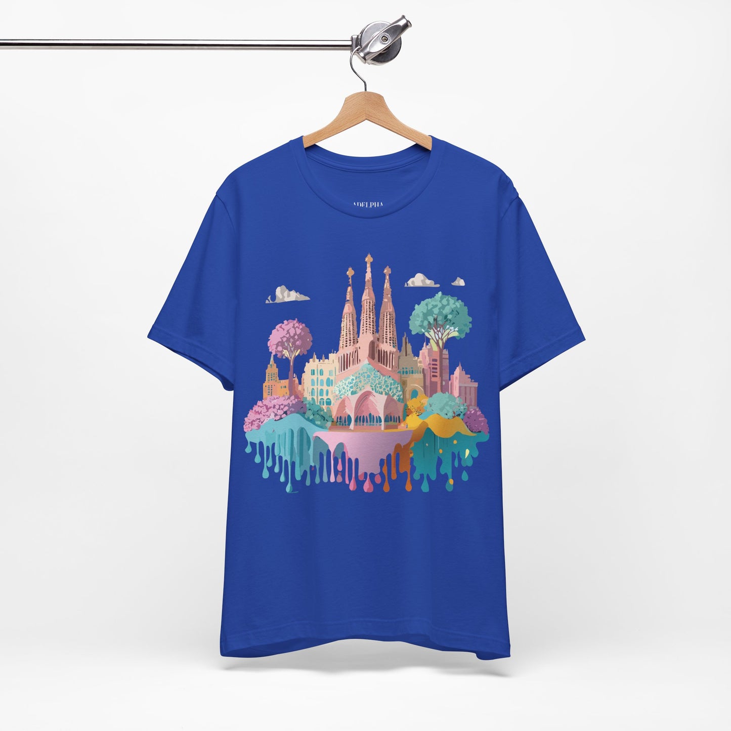 Tourist Shirt, Shirt with Barcelona - ADELPHA
