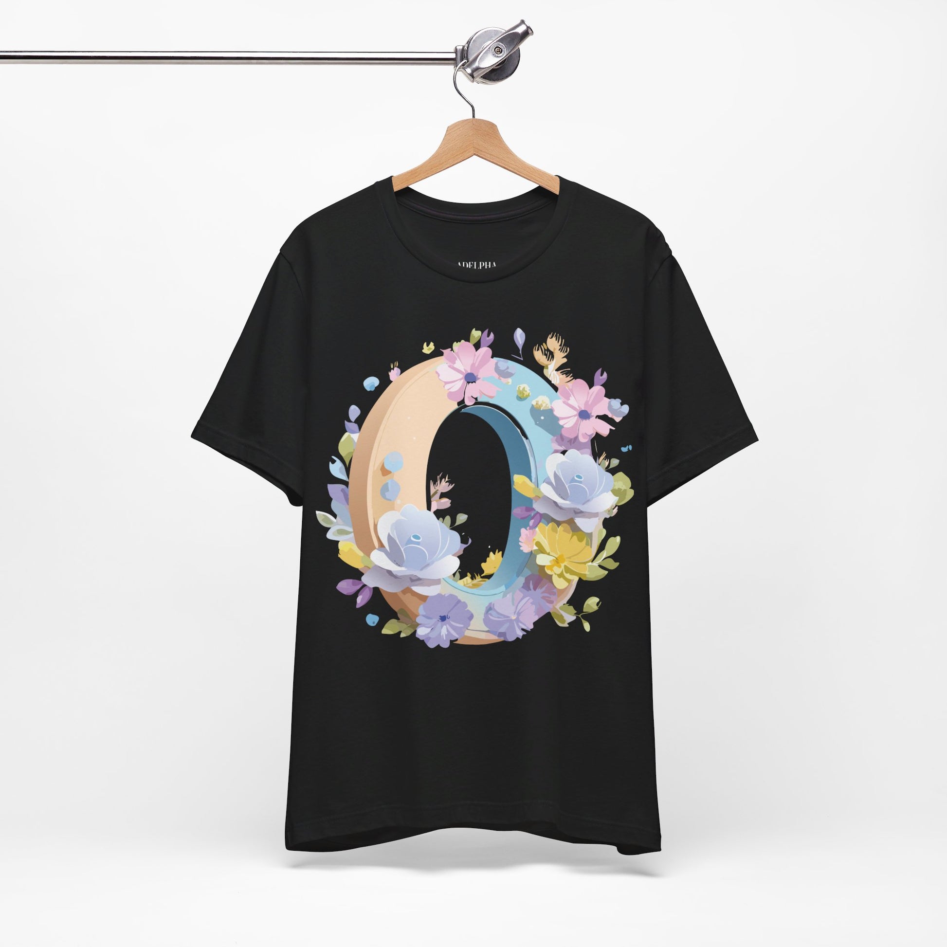 Natural Cotton Tee Shirt - Letters Collection - O Printify