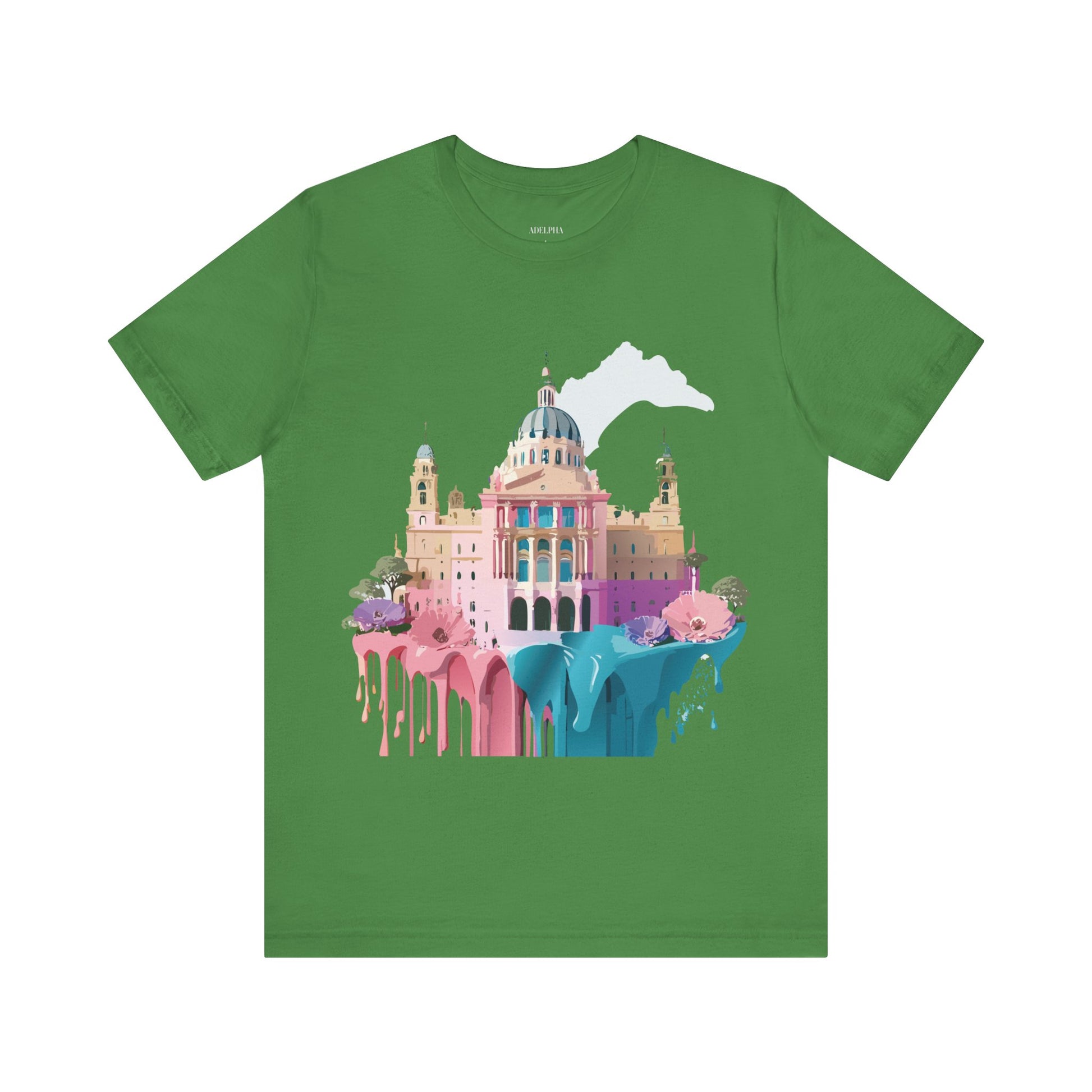 Natural Cotton Tee Shirt - Beautiful Places Collection - Madrid Printify
