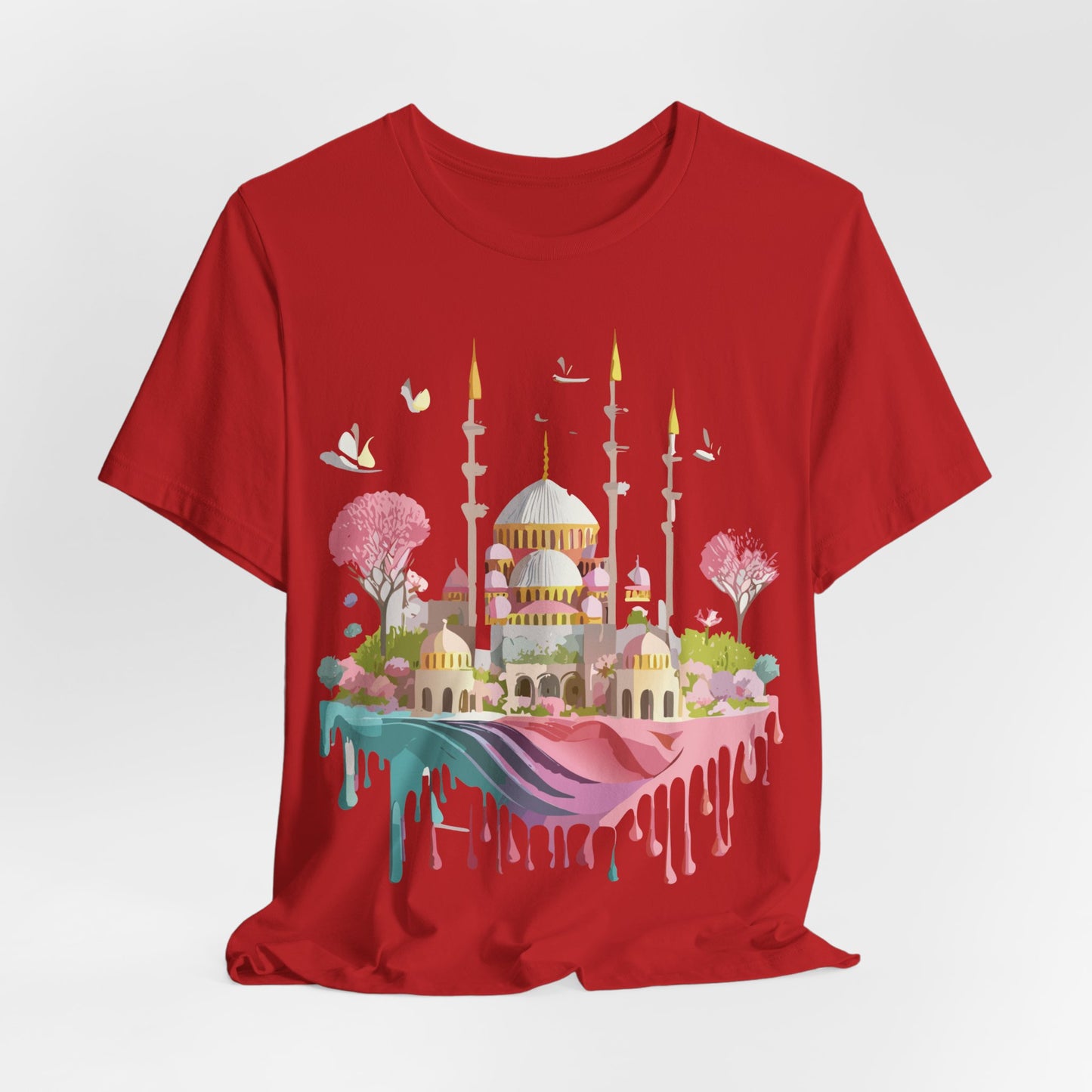 Natural Cotton Tee Shirt - Istanbul, Turkey Printify