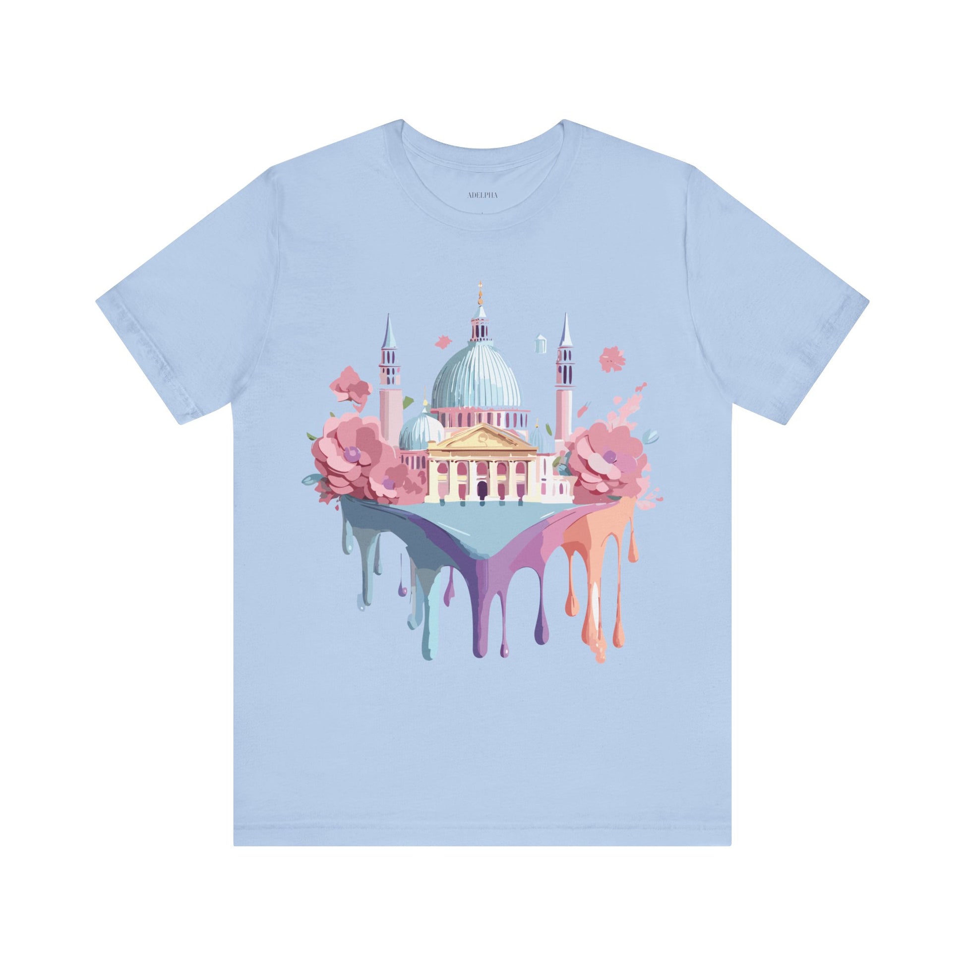Natural Cotton Tee Shirt - Beautiful Places Collection - Venice Printify