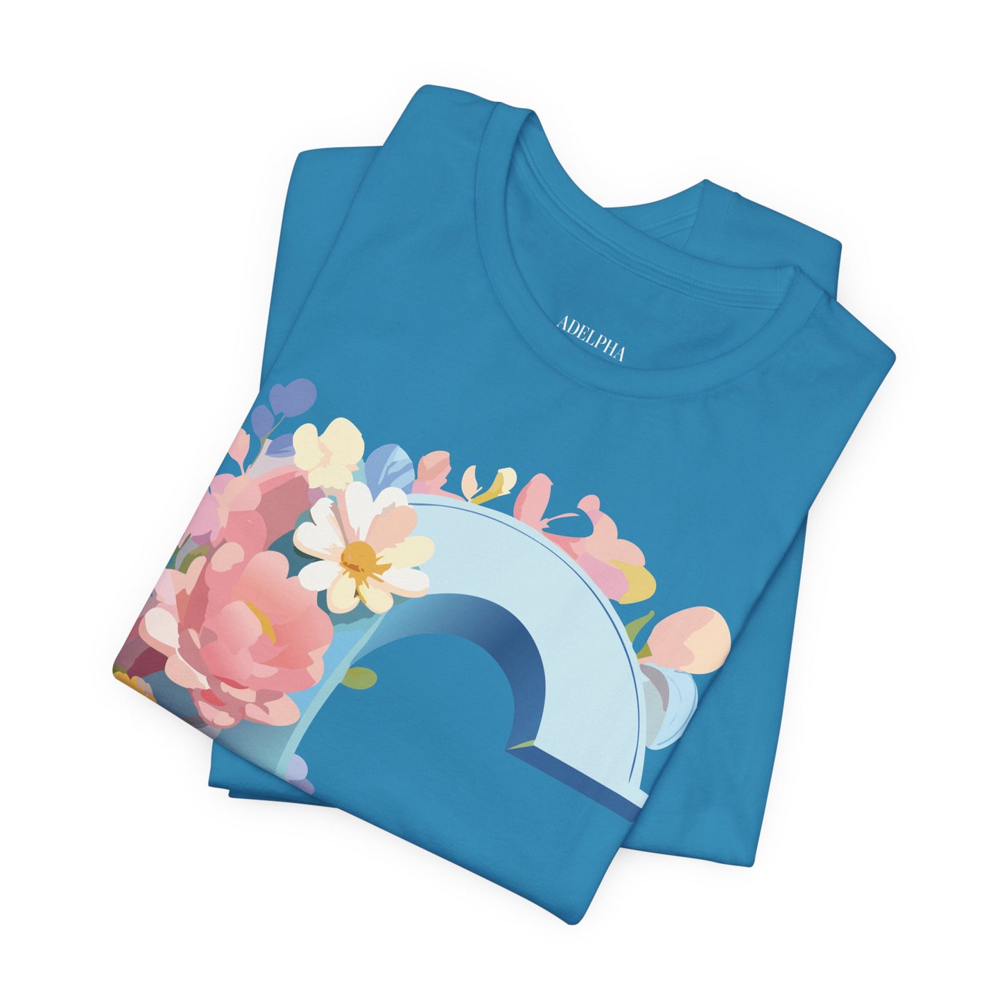 Natural Cotton Tee Shirt - Letters Collection - C Printify