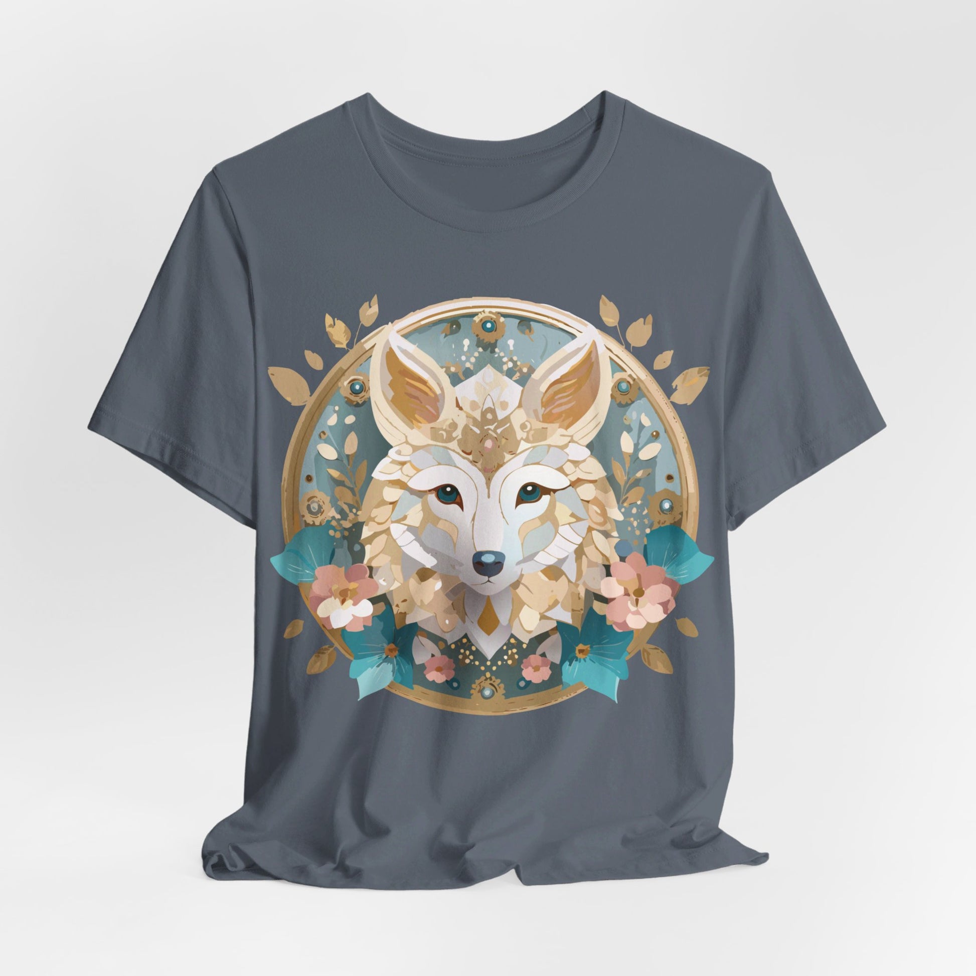 Natural Cotton Tee Shirt - Medallion Collection Printify