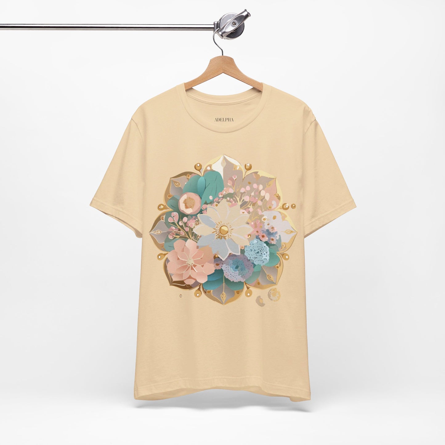 Natural Cotton Tee Shirt - Medallion Collection Printify