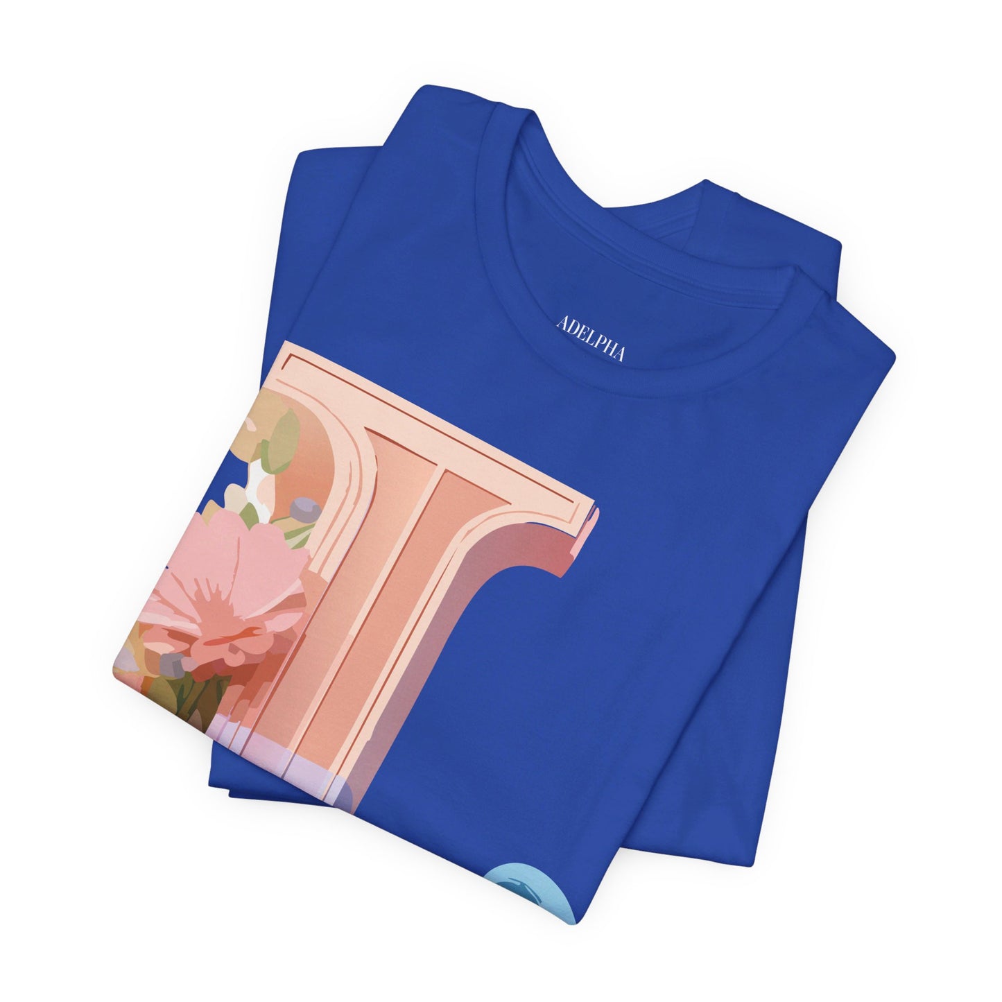 Natural Cotton Tee Shirt - Letters Collection - L Printify