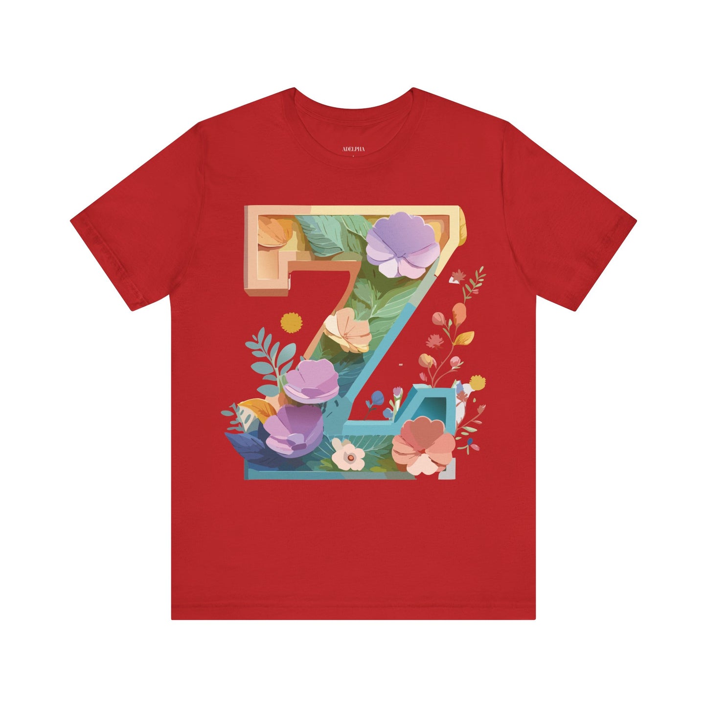 Natural Cotton Tee Shirt - Letters Collection - Z Printify