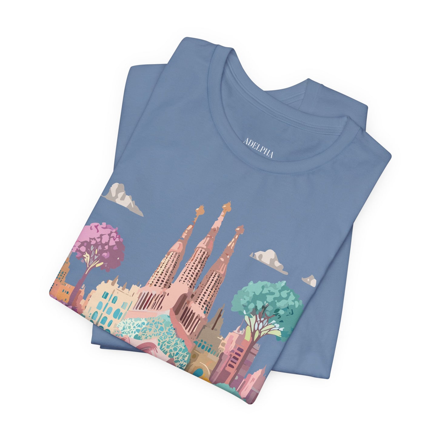 Tourist Shirt, Shirt with Barcelona - ADELPHA