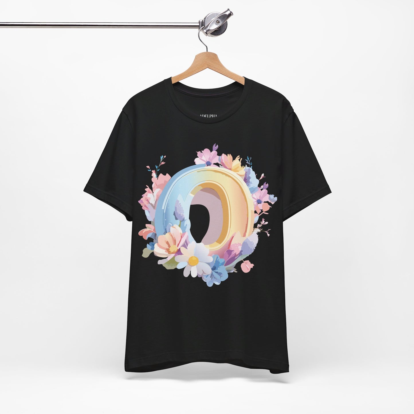 Natural Cotton Tee Shirt - Letters Collection - O Printify