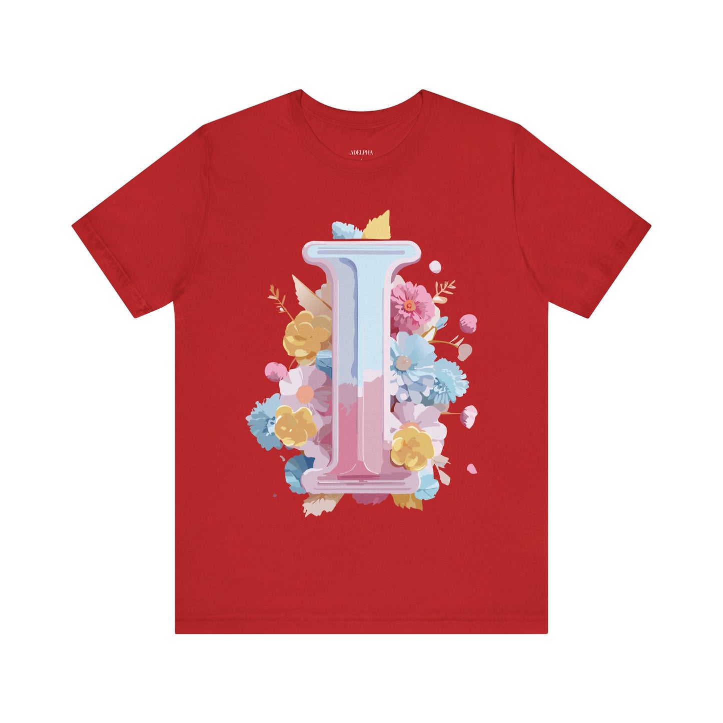 Natural Cotton Tee Shirt - Letters Collection - I Printify