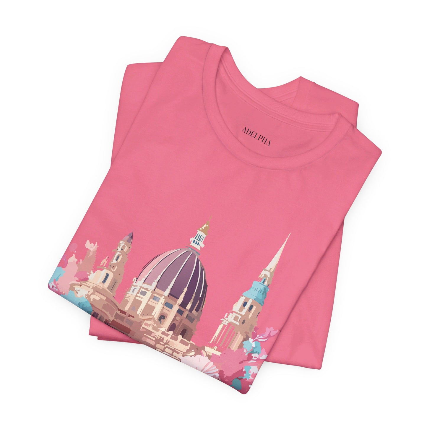 Natural Cotton Tee Shirt - Beautiful Places Collection - Vienna Printify