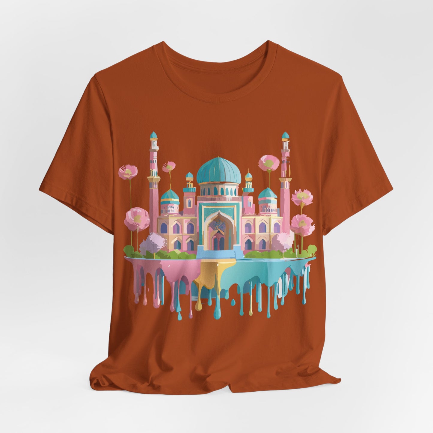 Natural Cotton Tee Shirt - Tashkent, Uzbekistan Printify