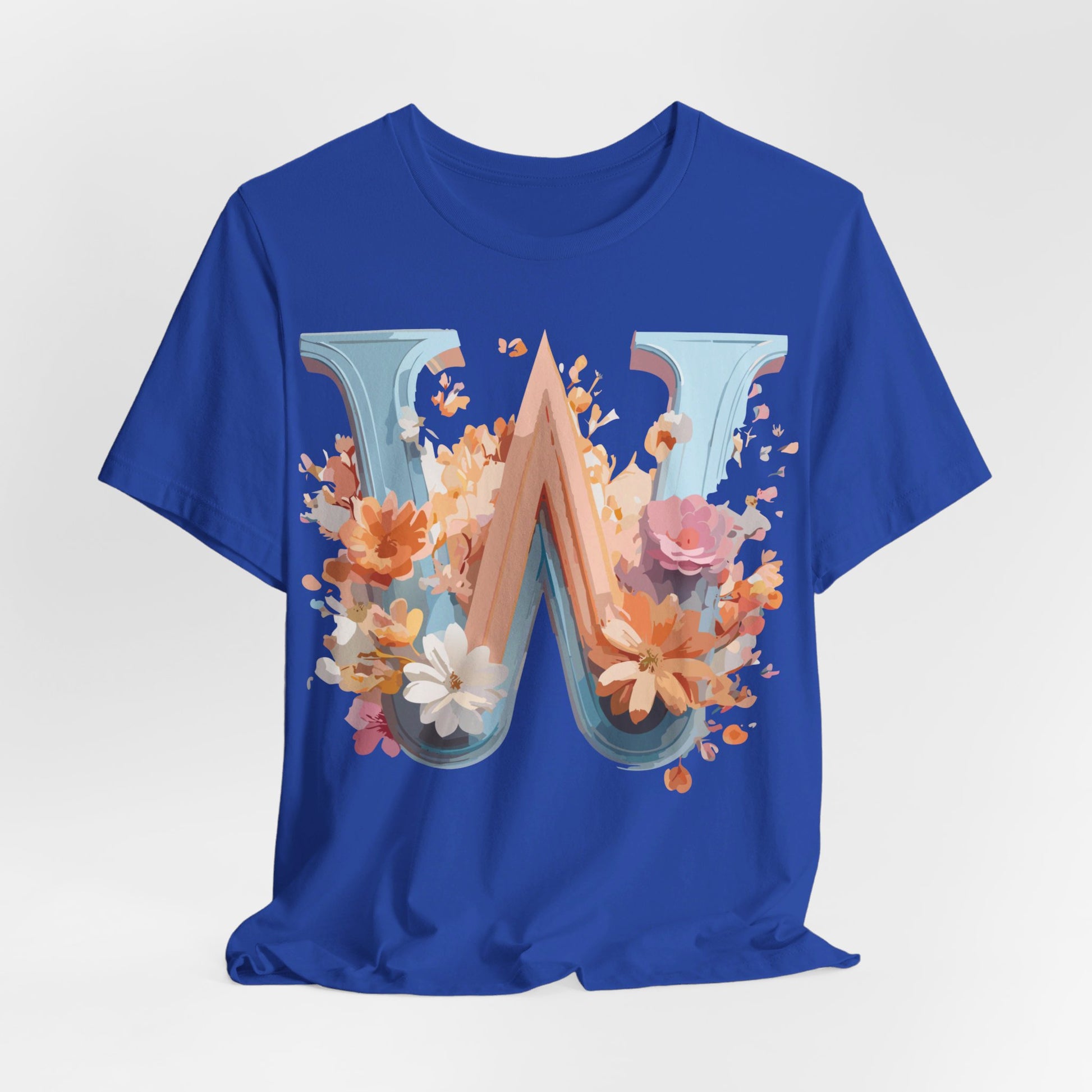 Natural Cotton Tee Shirt - Letters Collection - W Printify