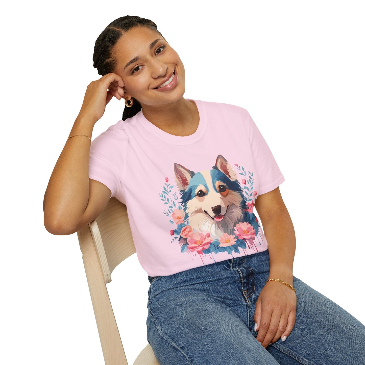 Dog Shirt, Shirt with Dog, Animal Tee, Shirt with Animals