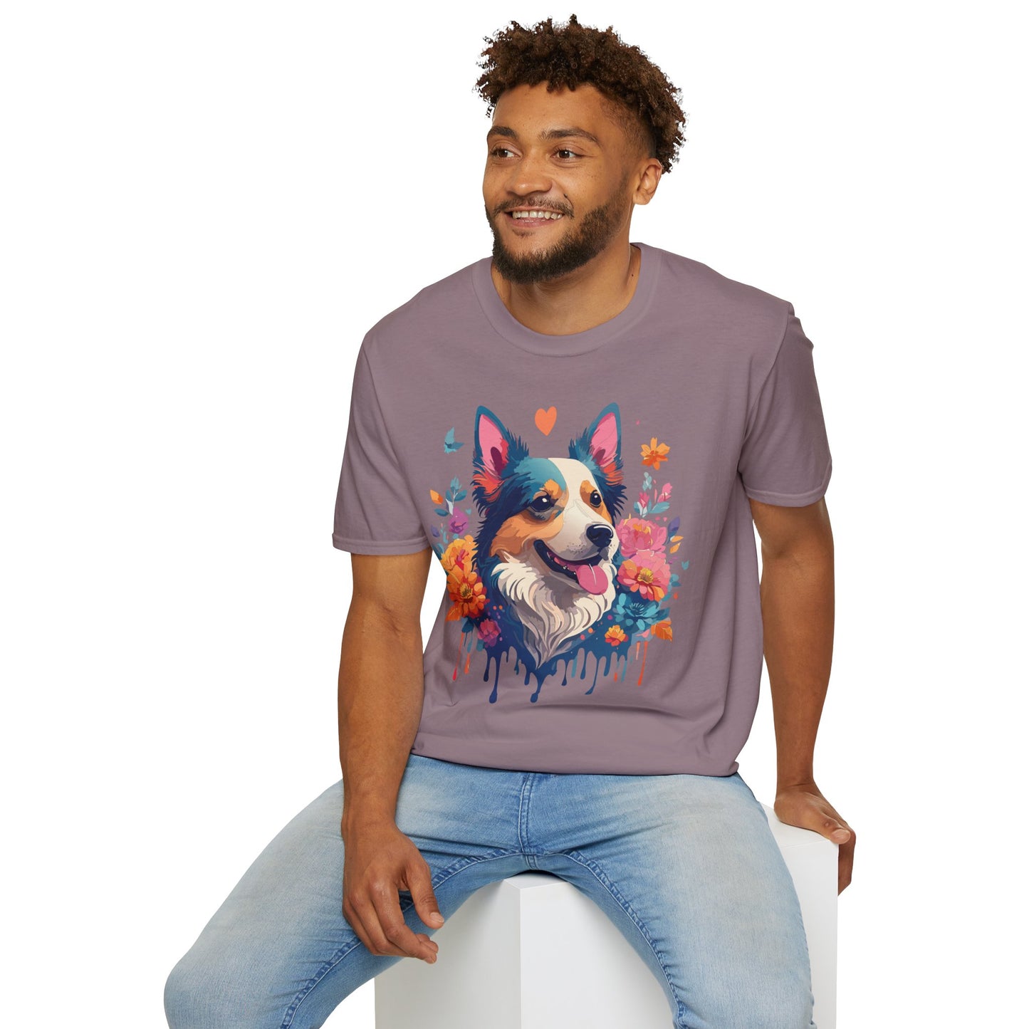 Dog Shirt, Shirt with Dog, Animal Tee, Shirt with Animals