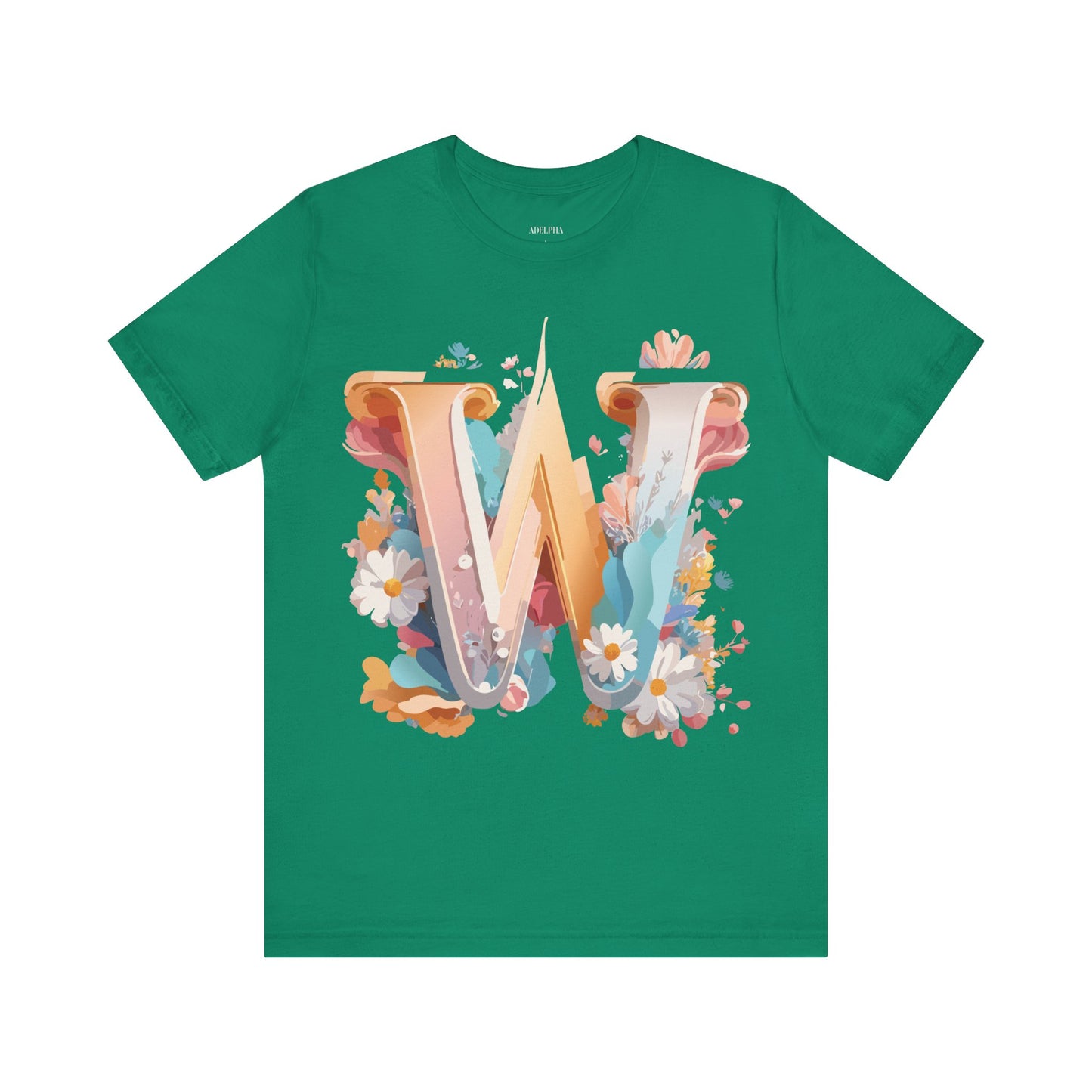 Natural Cotton Tee Shirt - Letters Collection - W Printify
