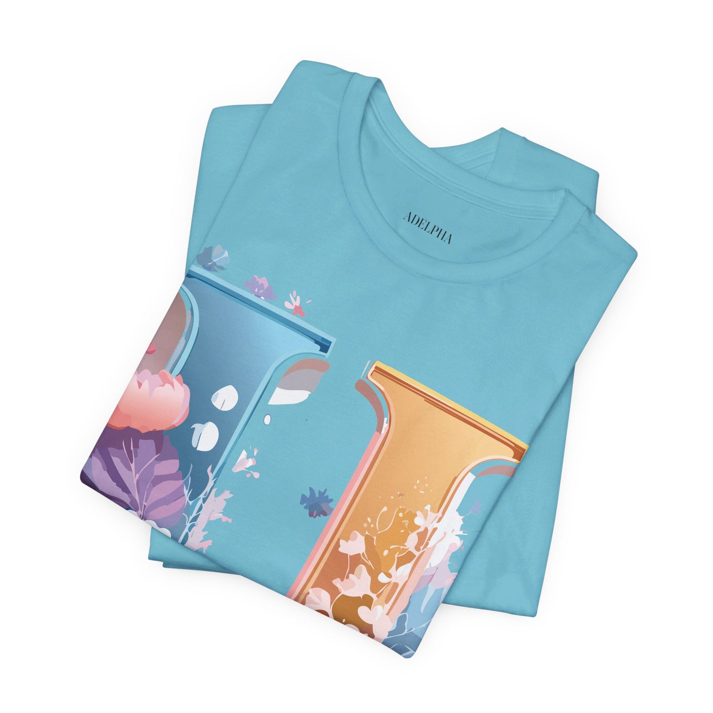 Natural Cotton Tee Shirt - Letters Collection - U Printify