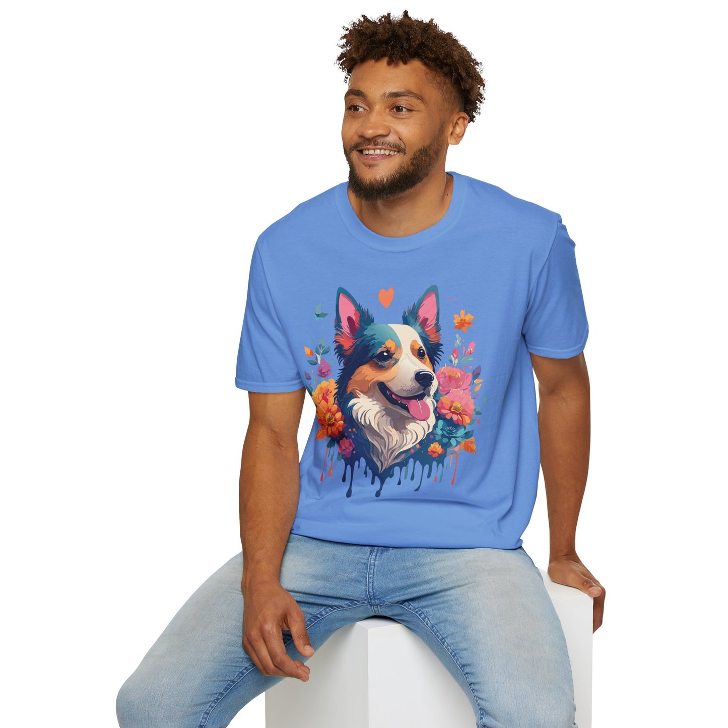 Dog Shirt, Shirt with Dog, Animal Tee, Shirt with Animals