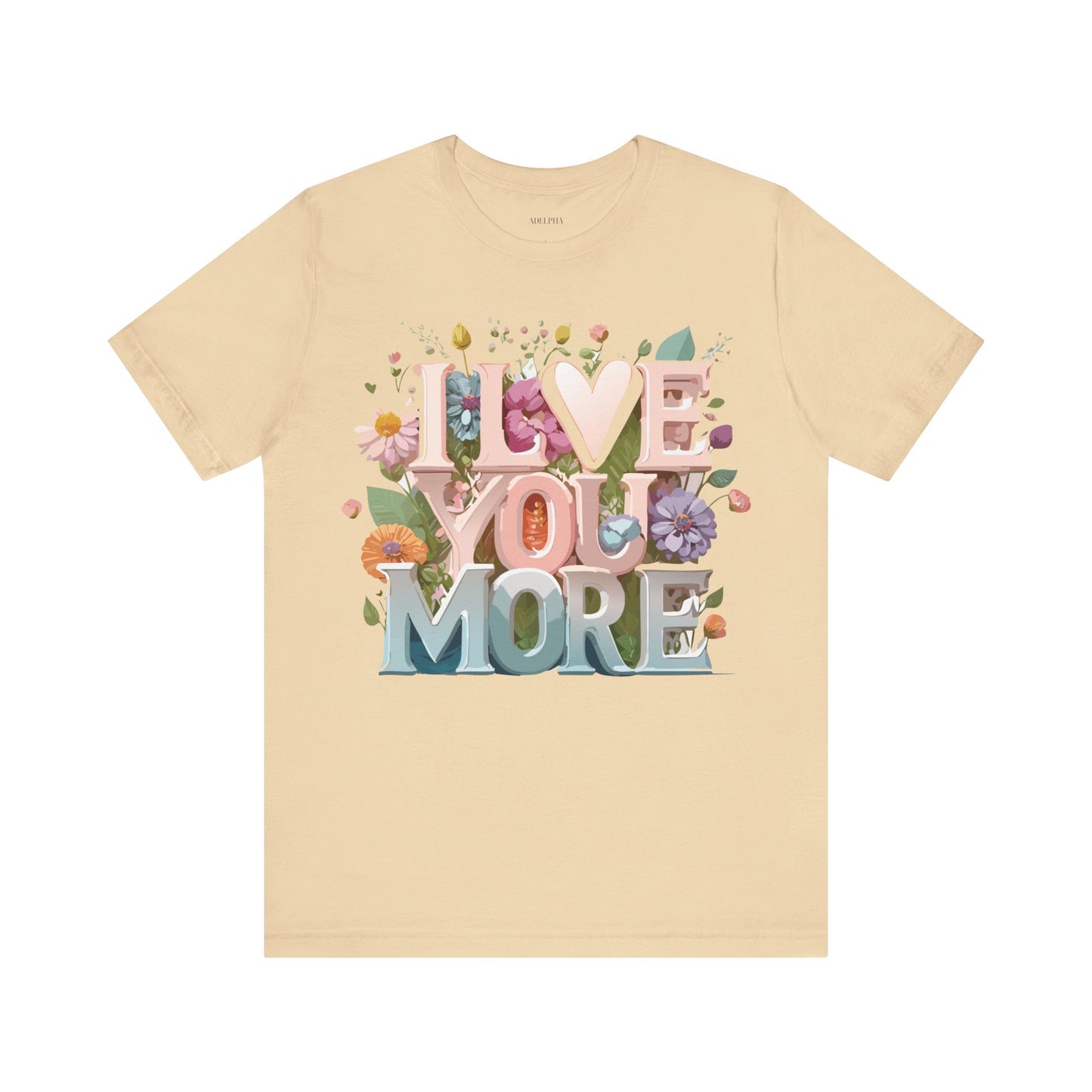 Natural Cotton Tee Shirt - Love story Collection Printify