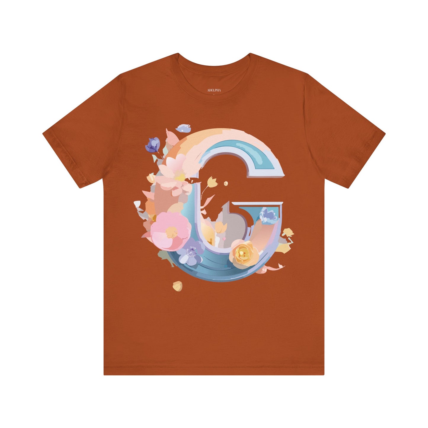 Natural Cotton Tee Shirt - Letters Collection - G Printify