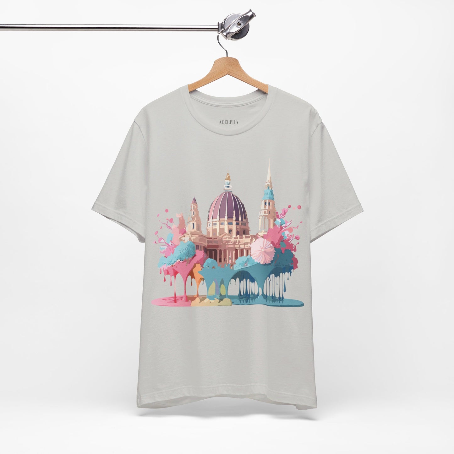 Natural Cotton Tee Shirt - Beautiful Places Collection - Vienna Printify