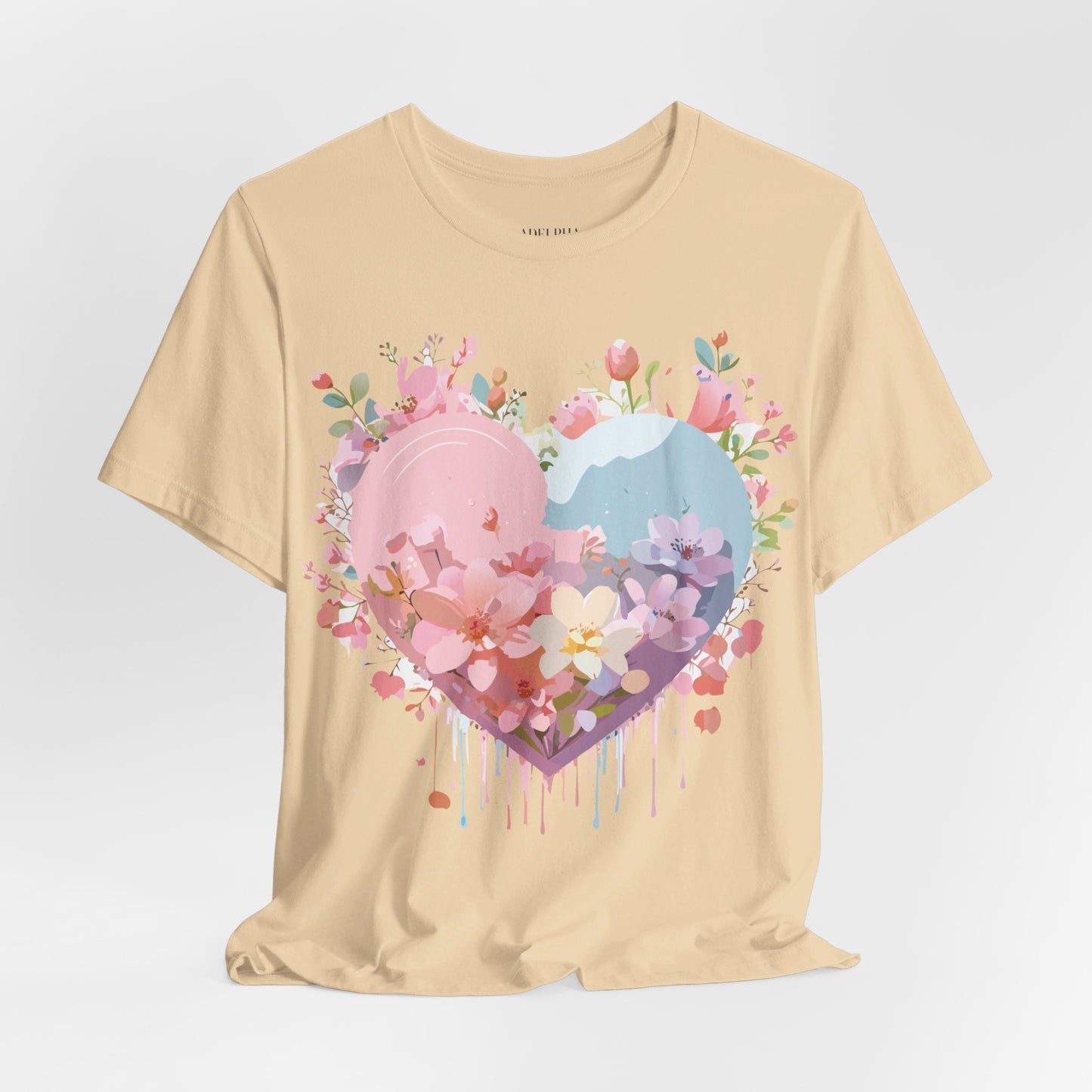 Natural Cotton Tee Shirt - Love story Collection Printify