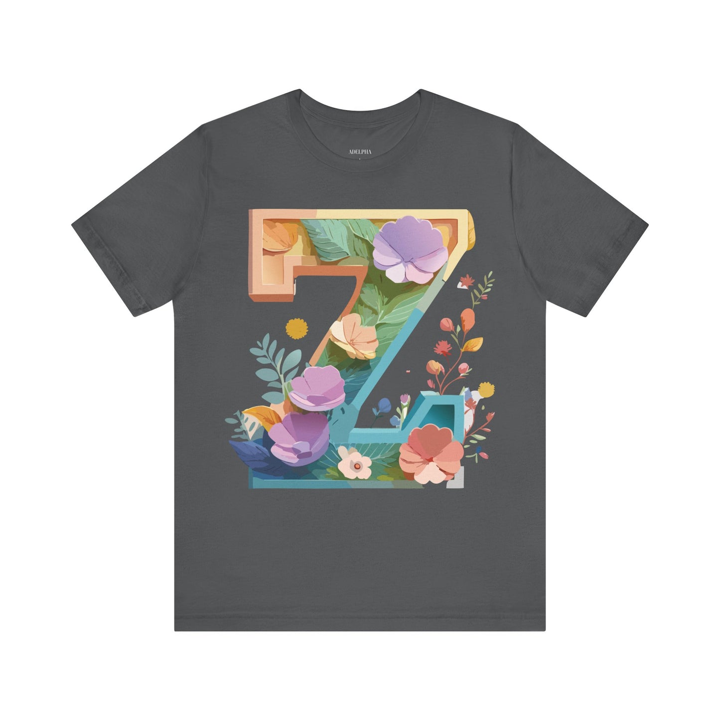 Natural Cotton Tee Shirt - Letters Collection - Z Printify