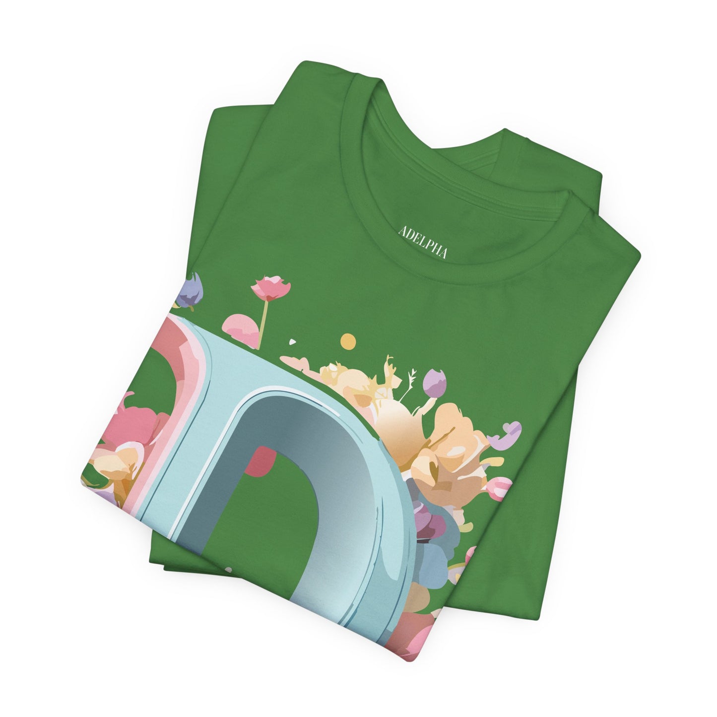 Natural Cotton Tee Shirt - Letters Collection - D Printify