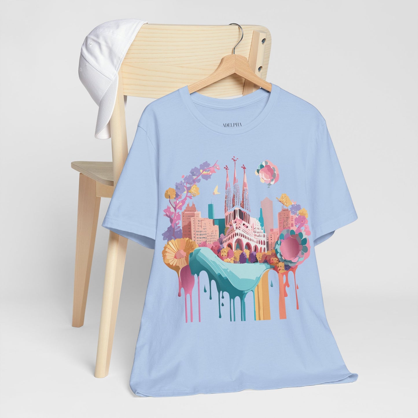 Tourist Shirt, Shirt with Barcelona - ADELPHA