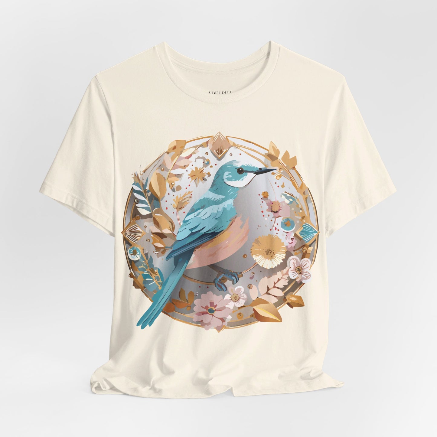 Natural Cotton Tee Shirt - Medallion Collection Printify
