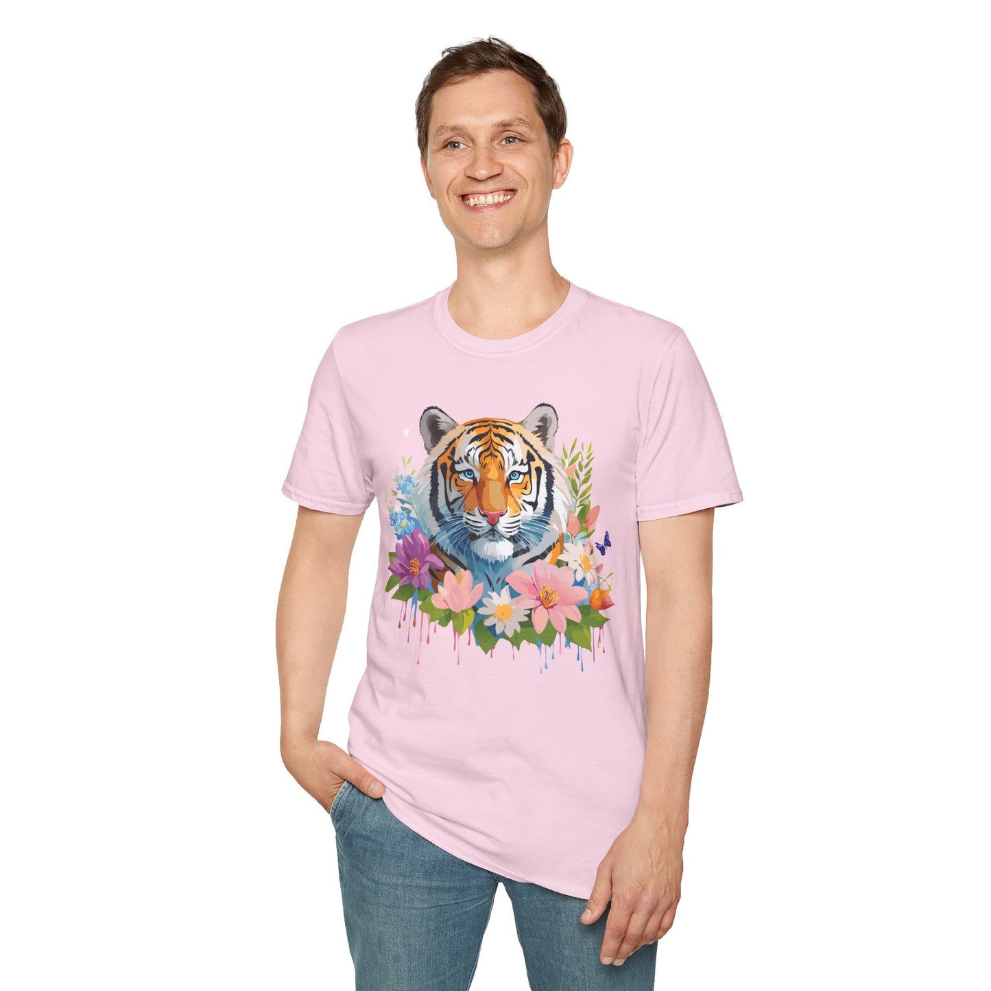 Tiger Shirt, Shirt with Tiger, Animal Tee, Shirt with Animals