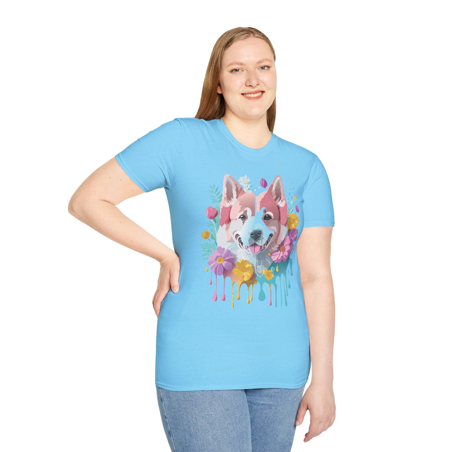 Dog Shirt, Shirt with Dog, Animal Tee, Shirt with Animals