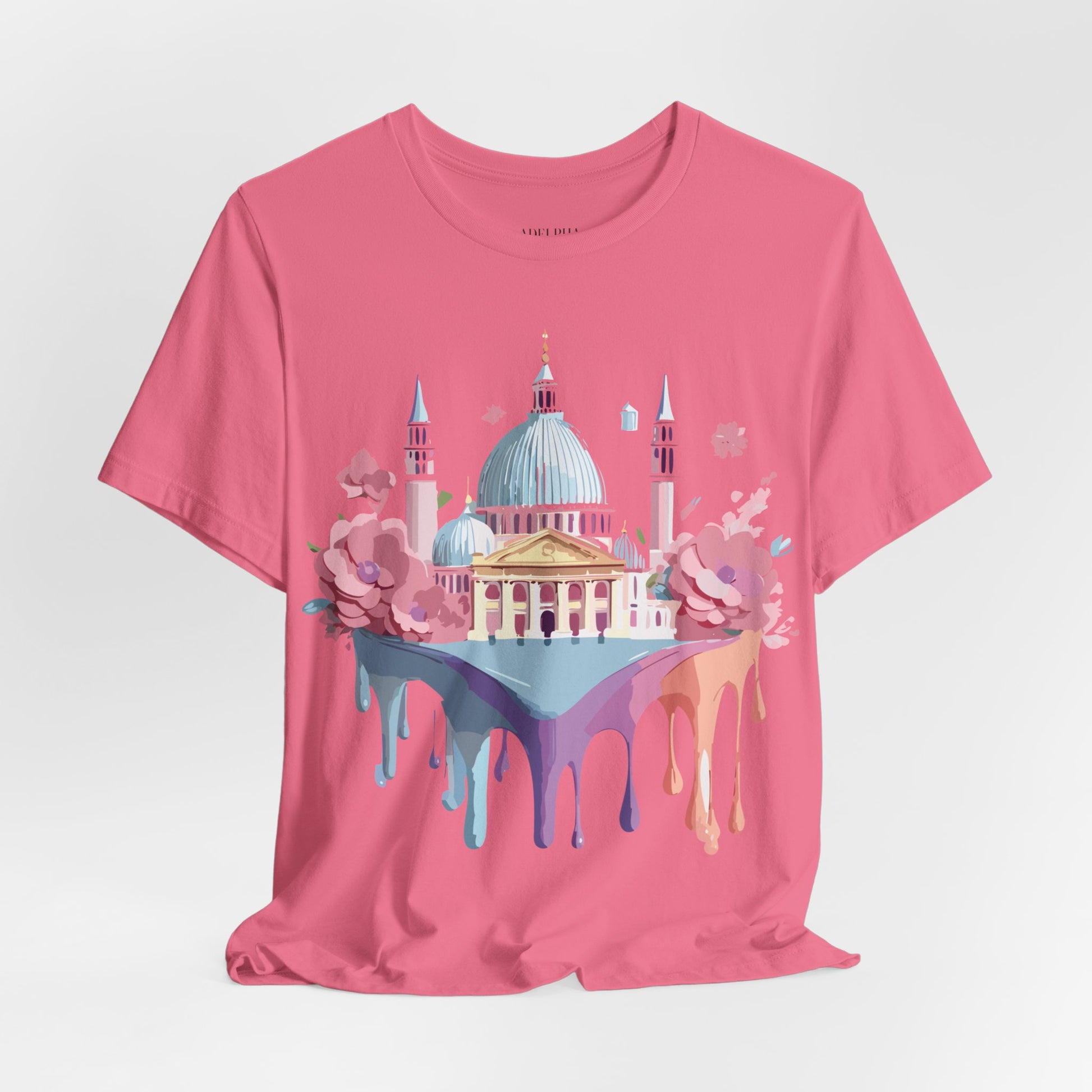 Natural Cotton Tee Shirt - Beautiful Places Collection - Venice Printify