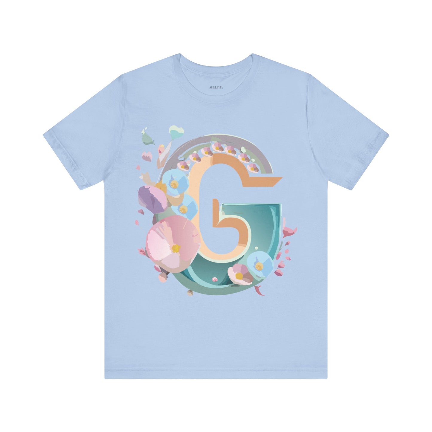 Natural Cotton Tee Shirt - Letters Collection - G Printify