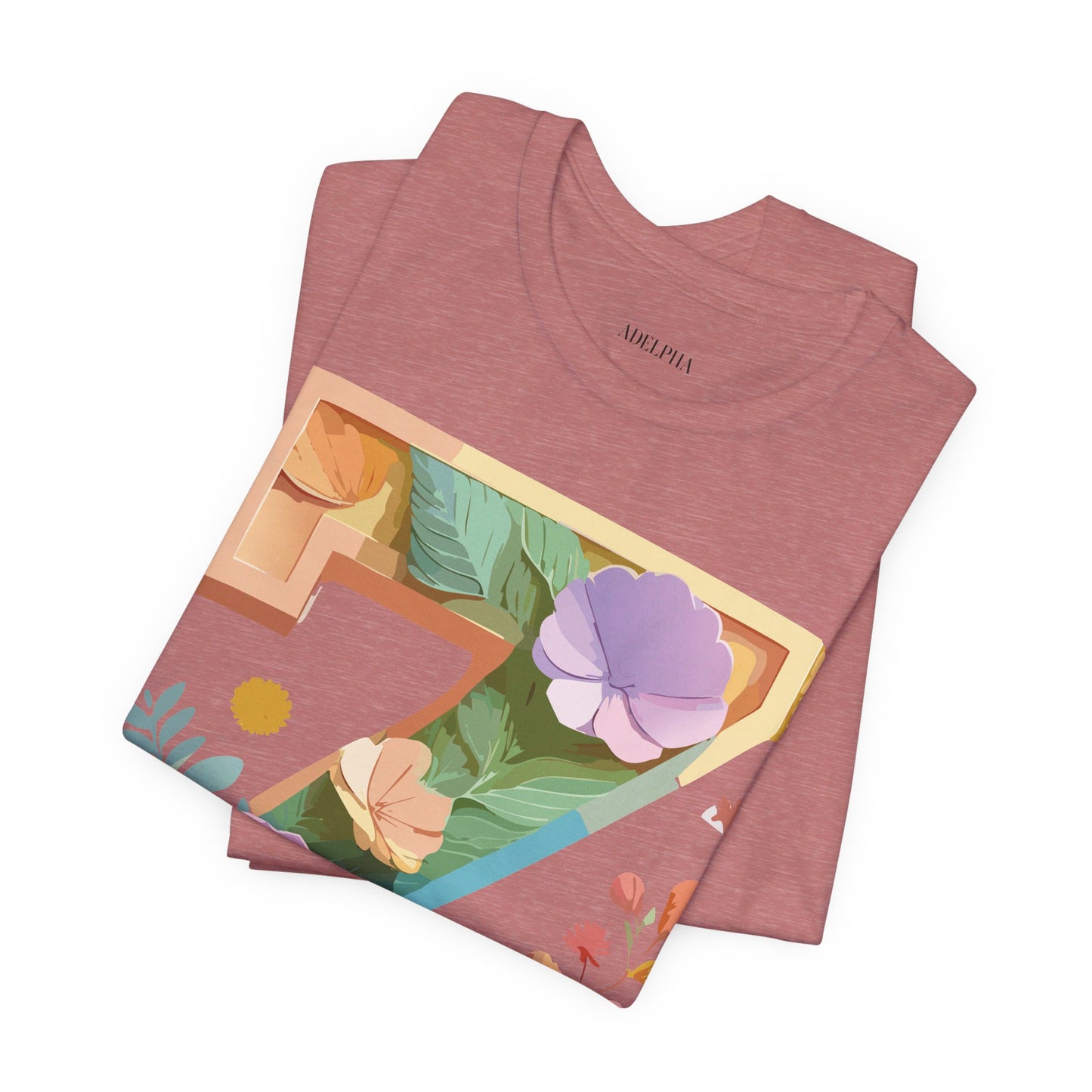 Natural Cotton Tee Shirt - Letters Collection - Z Printify