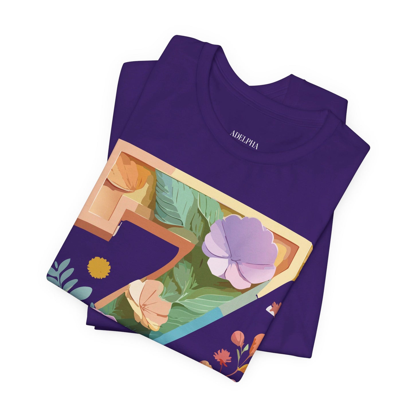 Natural Cotton Tee Shirt - Letters Collection - Z Printify