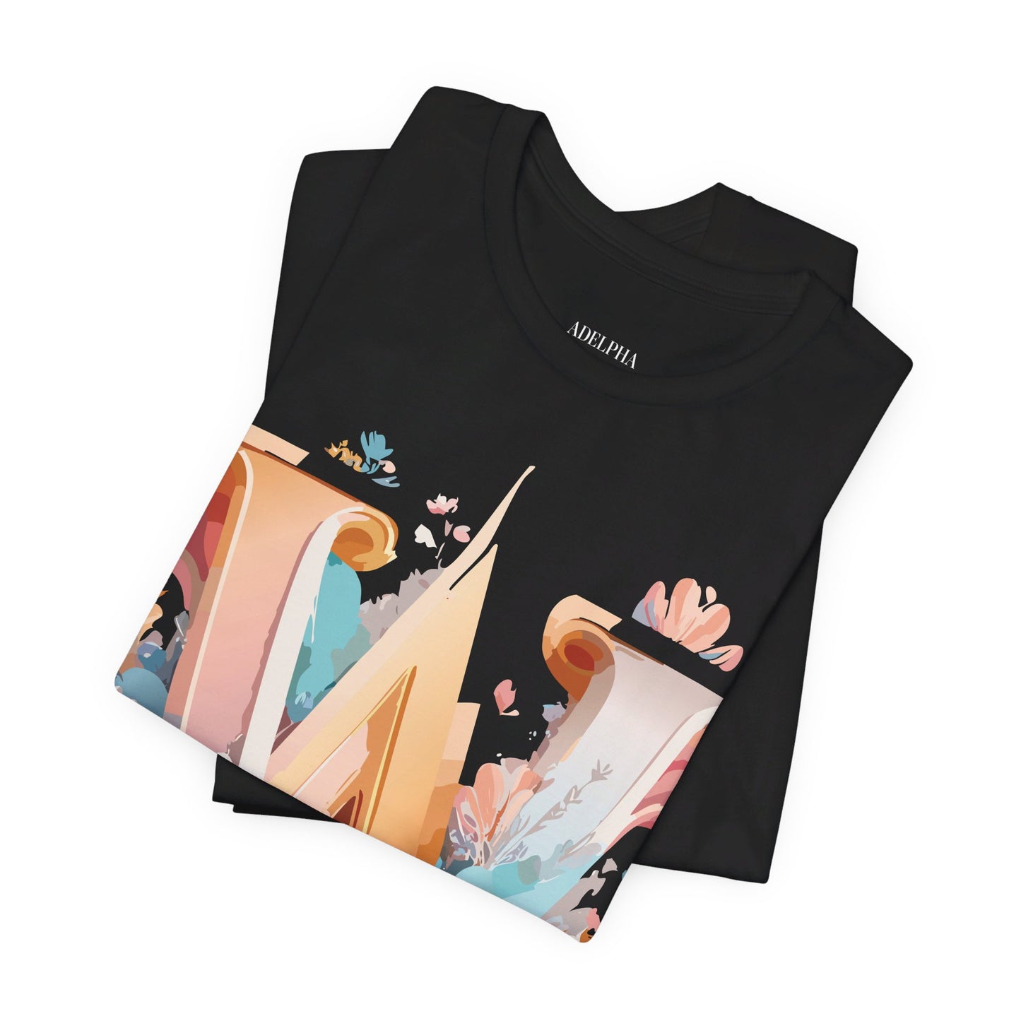 Natural Cotton Tee Shirt - Letters Collection - W Printify