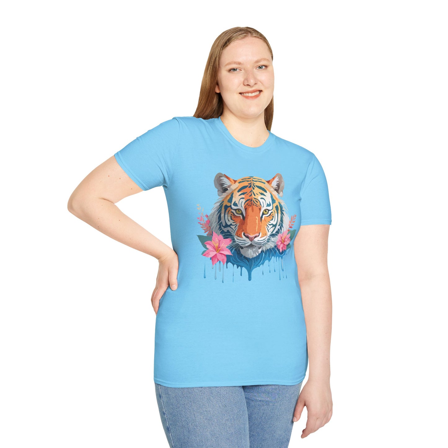 Tiger Shirt, Shirt with Tiger, Animal Tee, Shirt with Animals