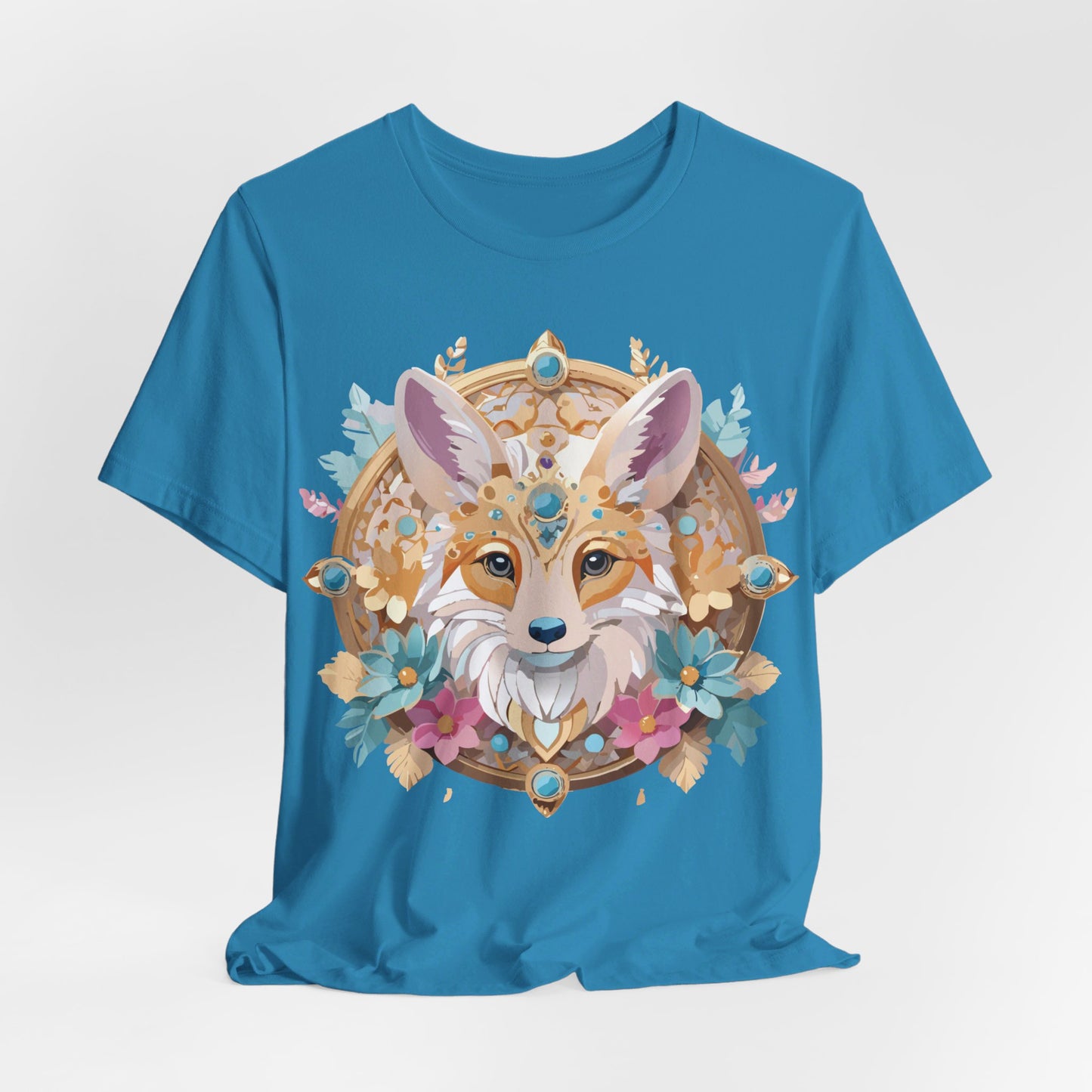 Natural Cotton Tee Shirt - Medallion Collection Printify