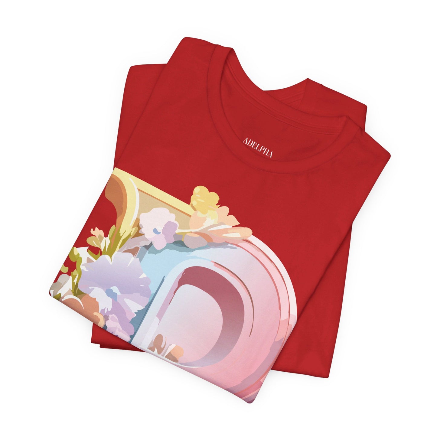 Natural Cotton Tee Shirt - Letters Collection - P Printify