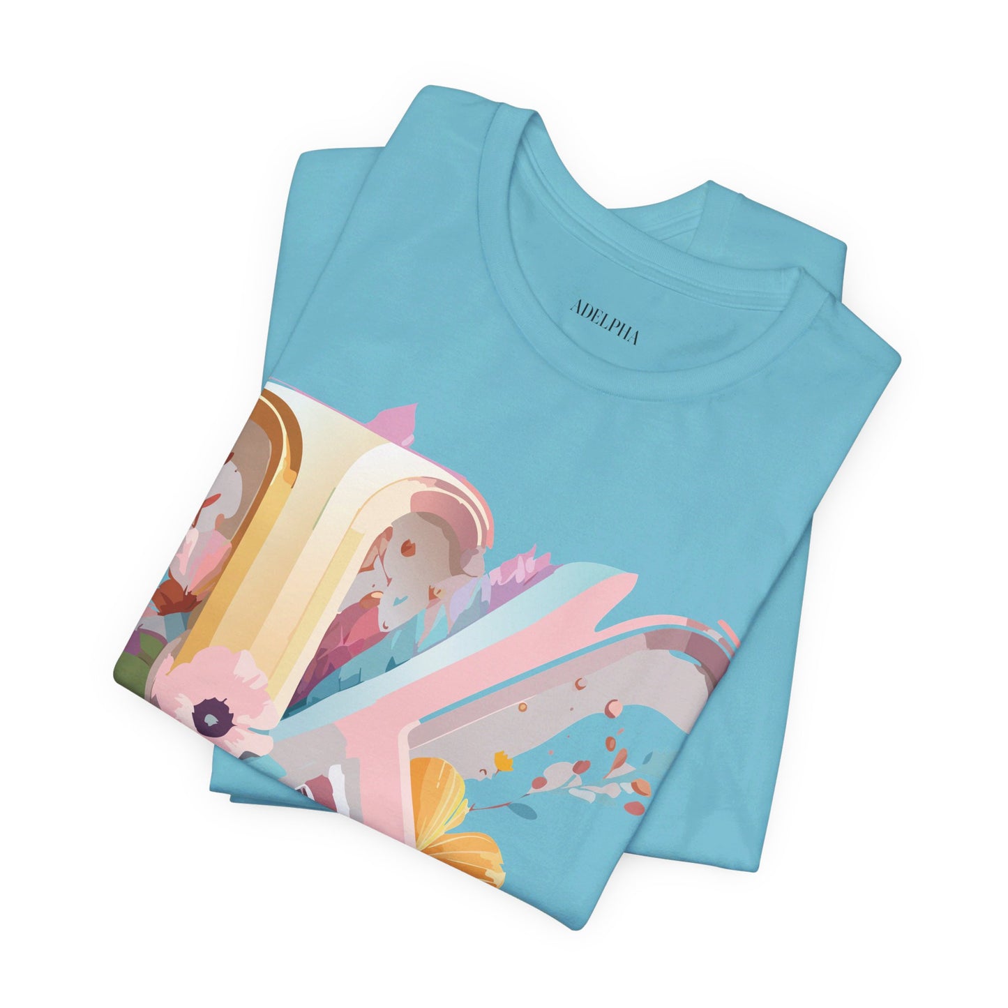 Natural Cotton Tee Shirt - Letters Collection - K Printify