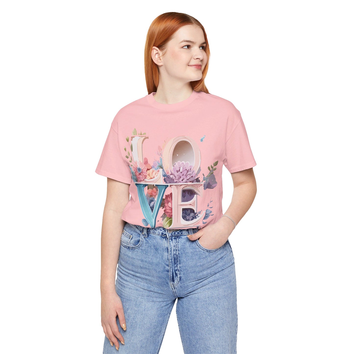 Natural Cotton Tee Shirt - Love story Collection Printify