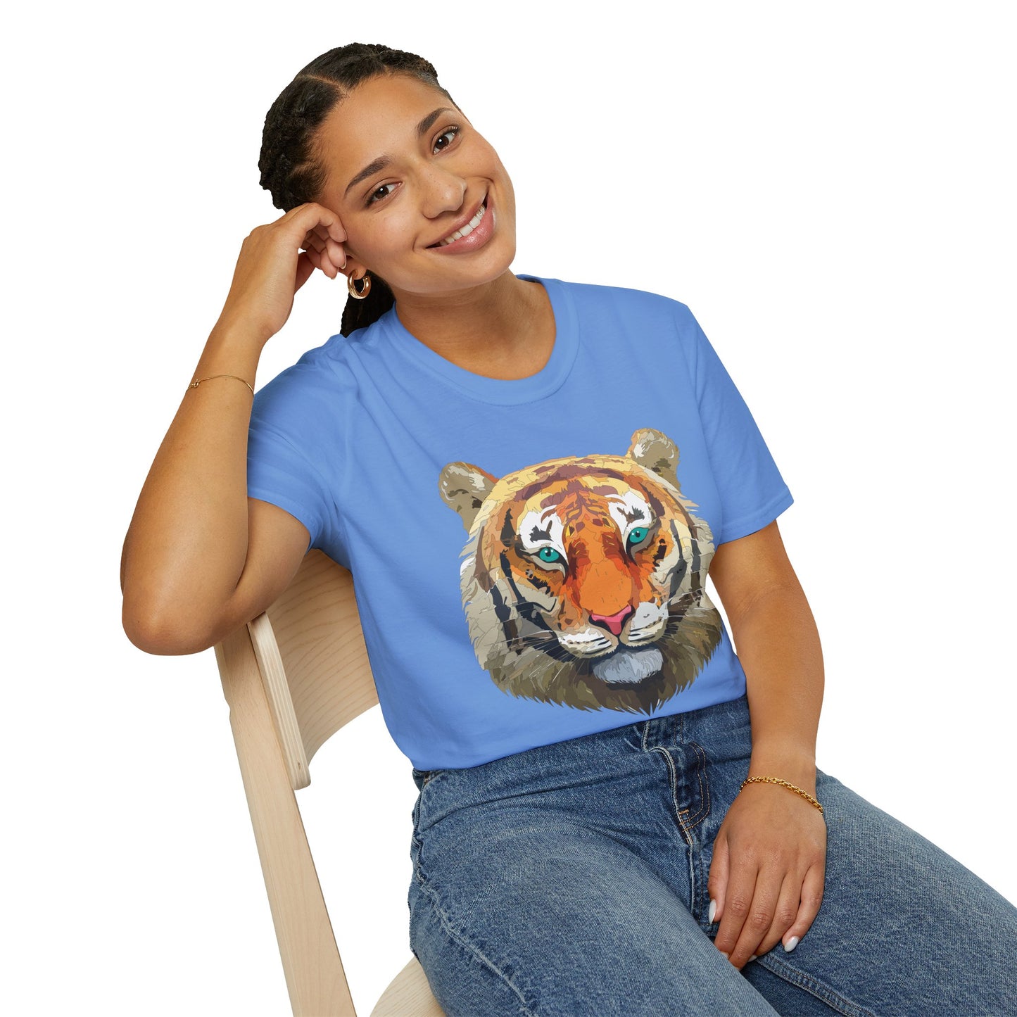 Tiger Shirt, Shirt with Tiger, Animal Tee, Shirt with Animals