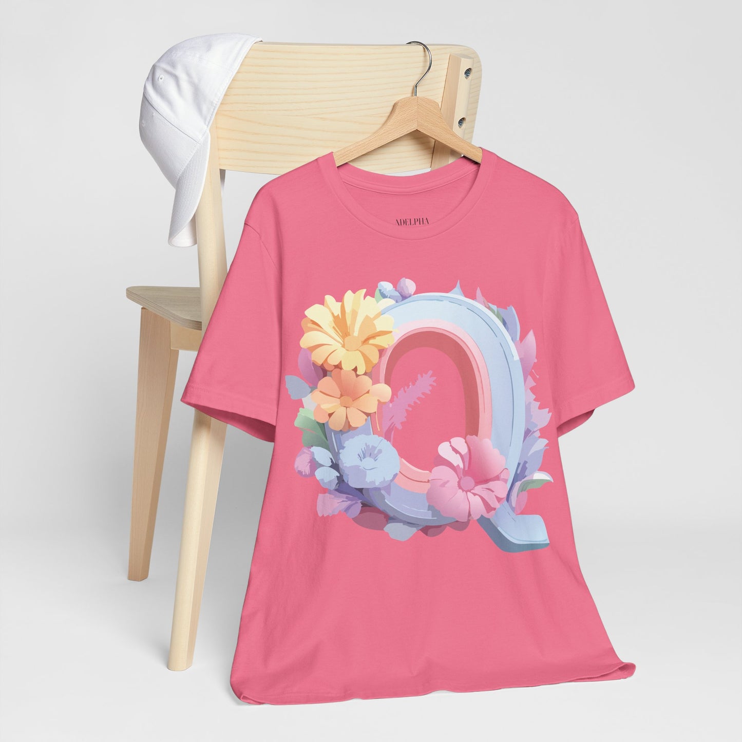 Letter Shirt, Letter Q Shirt - ADELPHA