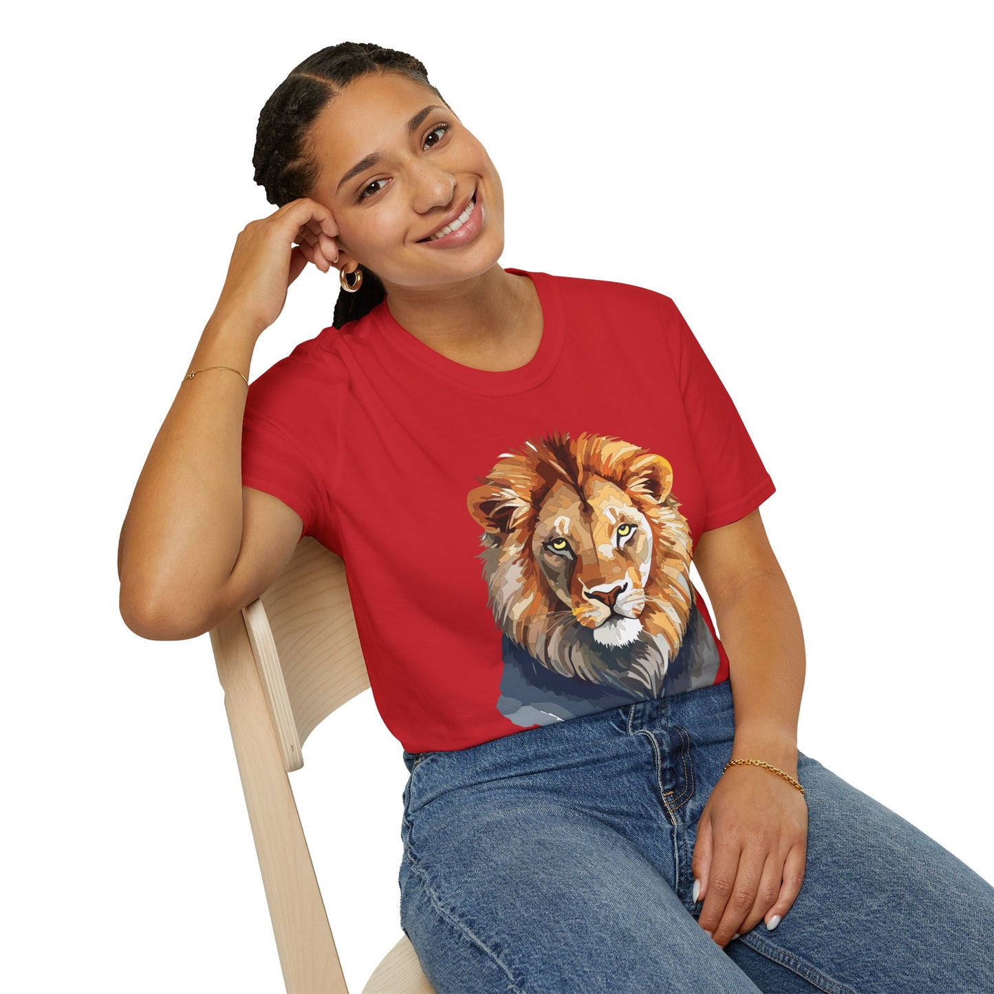 Lion Shirt, Shirt with Lion, Animal Tee, Shirt with Animals