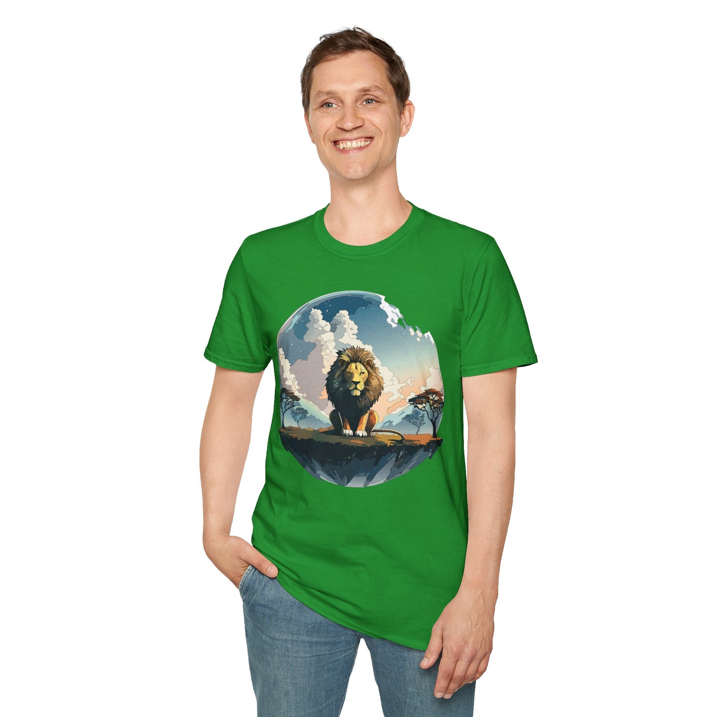 Lion Shirt, Shirt with Lion, Animal Tee, Shirt with Animals